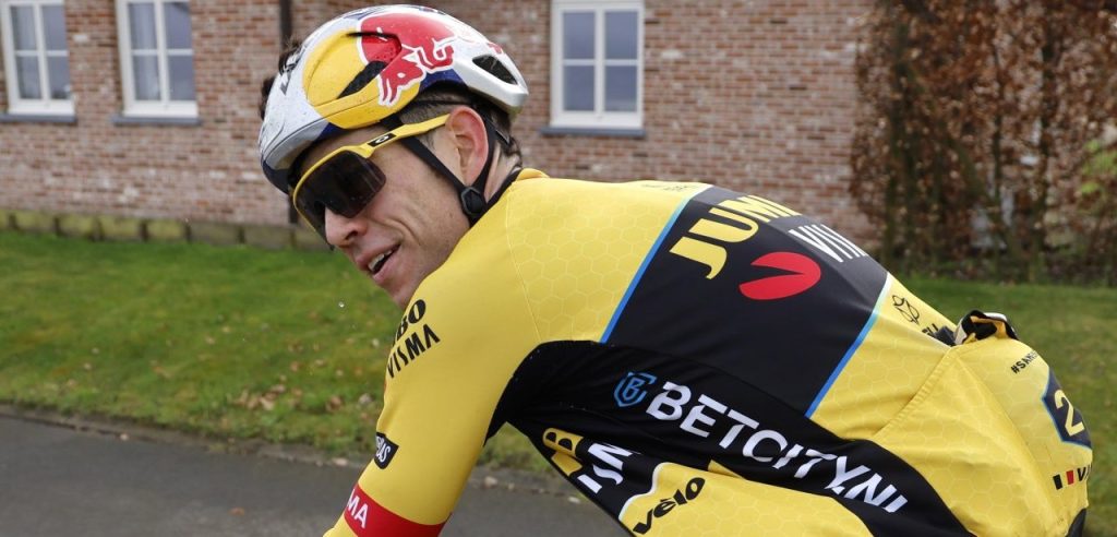Wout van Aert met vraagtekens richting Parijs-Roubaix: “Last van knie en ribben”