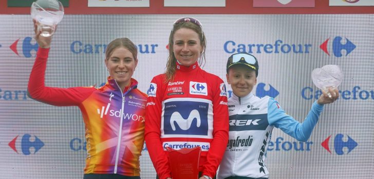 Van Vleuten wint La Vuelta Femenina na secondenspel met Vollering op Lagos de Covadonga