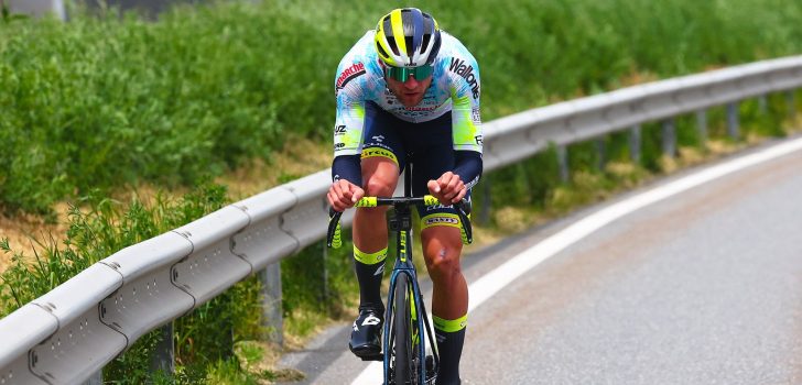 Laurenz Rex blij met vierde plek in Giro: “Was helemaal leeg aan de streep”