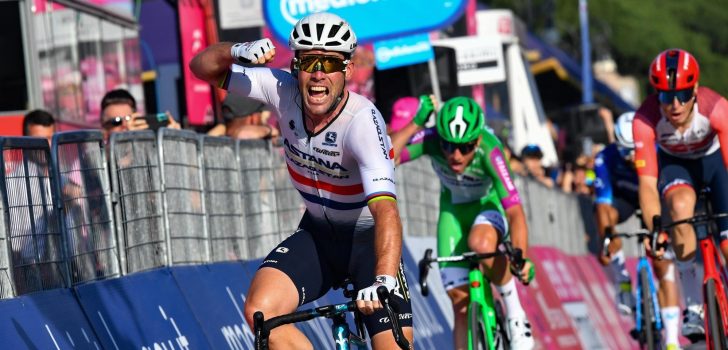 Niet zomaar een zege: 38-jarige Cavendish oudste ritwinnaar in Giro d’Italia