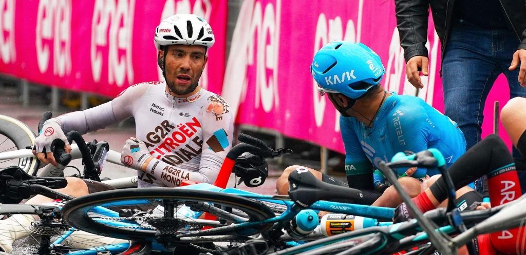 Giro 2023: Gevallen Andrea Vendrame kan wedstrijd ‘gewoon’ vervolgen