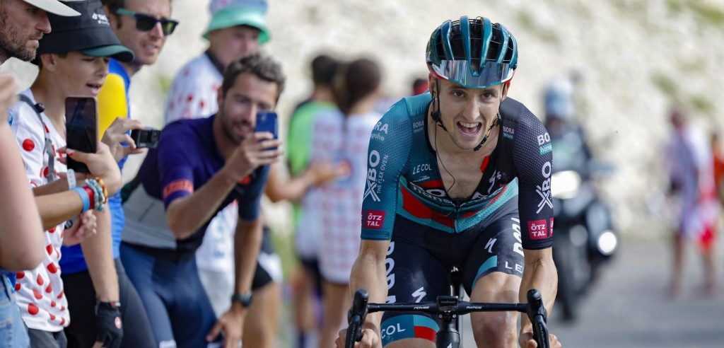 BORA-teammanager Ralph Denk ziet Jai Hindley liever in de Tour de France