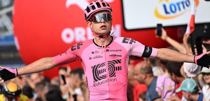 Marijn van den Berg wint met overmacht op lastige aankomst in Ronde van Polen