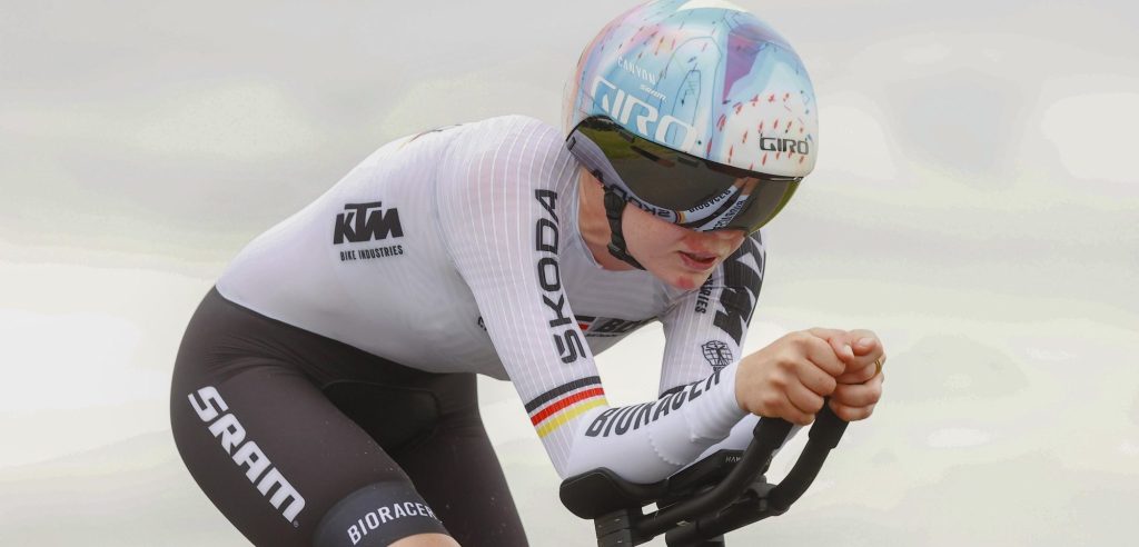 Niedermaier begint met tijdritzege aan Tour de l’Avenir Femmes, Van Anrooij derde