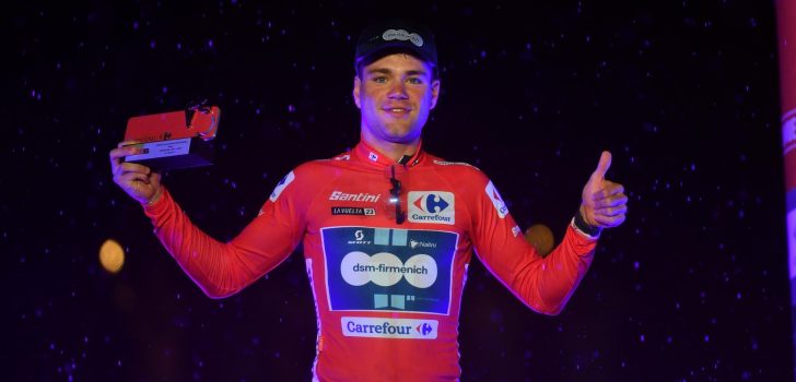 Vuelta 2023: Rodetruidrager Lorenzo Milesi op achterstand door valpartij