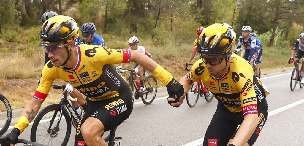 Vuelta 2023: Primoz Roglic houdt schaafwonden over aan valpartij