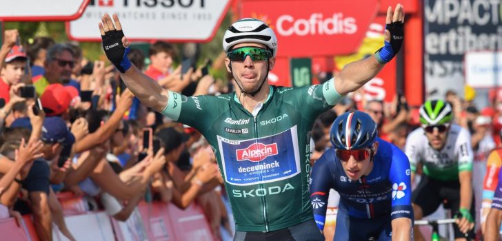 Vuelta 2023: Groves klopt verrassende Ganna in sprint, Remco Evenepoel steviger aan de leiding