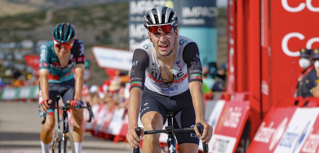 Almeida komt nog maar eens ten val in Vuelta: “Gelukkig verdween de pijn”