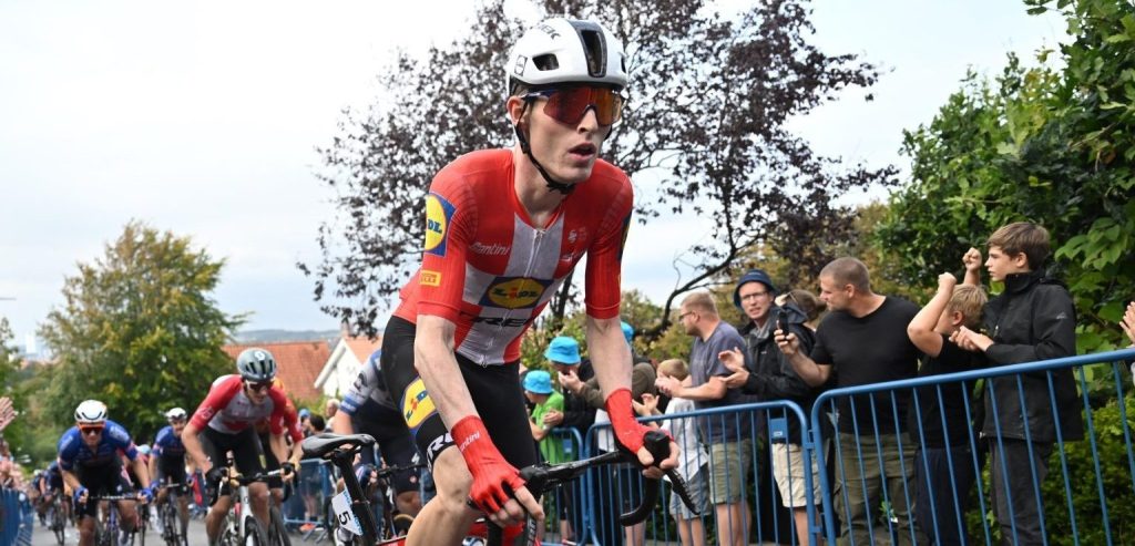 Mattias Skjelmose maakt favorietenrol waar in Maryland Cycling Classic