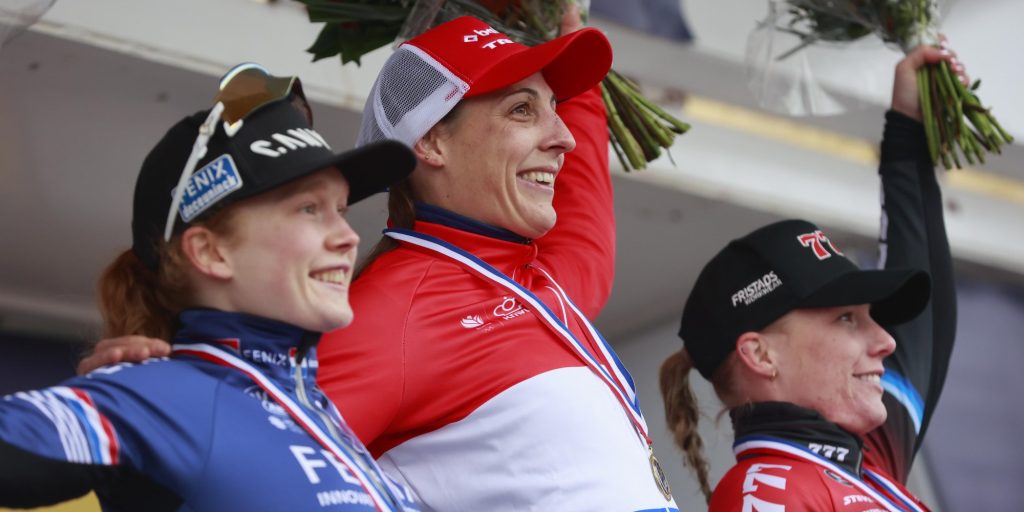 Nederlands crosskampioene Lucinda Brand denkt tijdens WK-trainingen ook al aan latere doelen