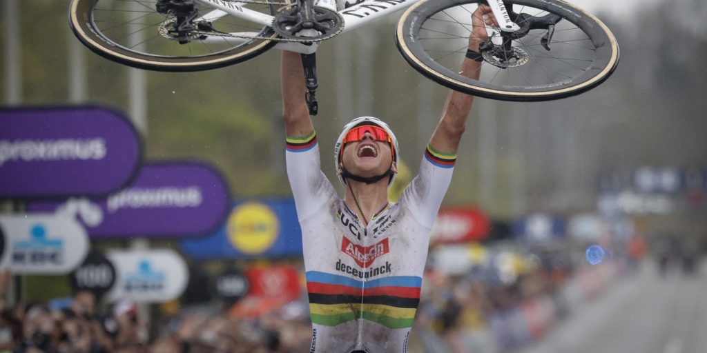 Mathieu van der Poel voegt zich met recordzege in Ronde van Vlaanderen aan diverse lijstjes