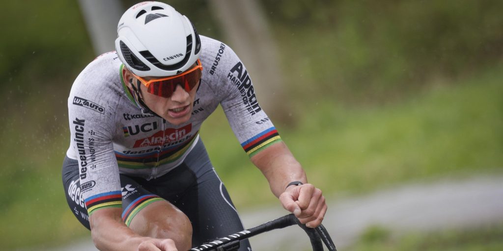 Politie identificeert persoon die in Ronde van Vlaanderen bier gooide naar Van der Poel
