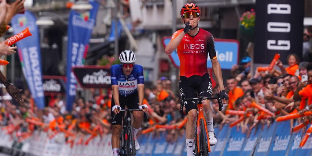 Juan Ayuso en Carlos Rodríguez verdelen de prijzen in spectaculaire slotrit Ronde van het Baskenland