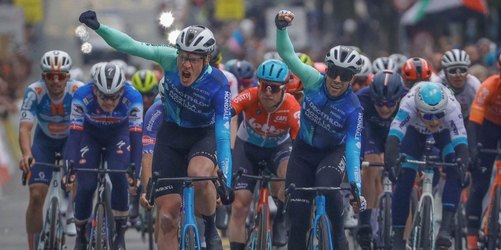 Dorian Godon wint gekke sprint in Ronde van Romandië, Vermeersch en Menten in top-4