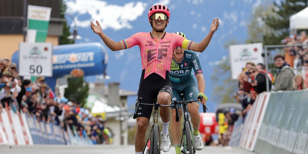 Richard Carapaz wint interessante koninginnenrit Ronde van Romandië, Ilan Van Wilder zakt naar plek vier