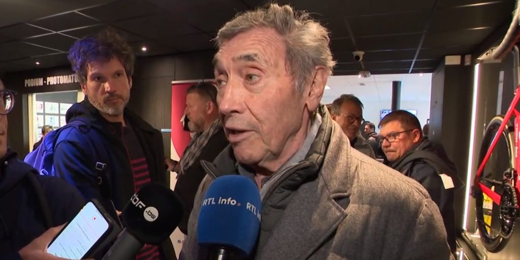 Eddy Merckx verschijnt (fel vermagerd) weer in het openbaar na operatie: 