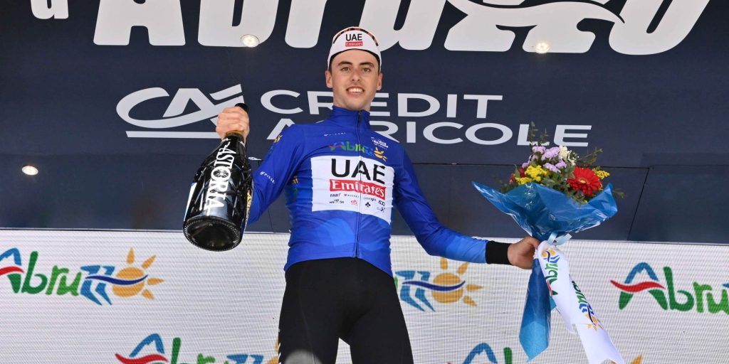 Jan Christen soleert op 19-jarige leeftijd naar eerste profzege in Giro dAbruzzo