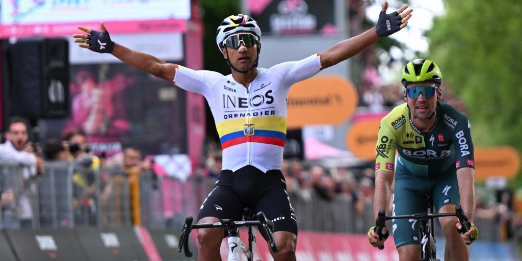 Giro 2024: Wat een verrassing! Narváez klopt topfavoriet Pogacar in openingsrit Giro dItalia