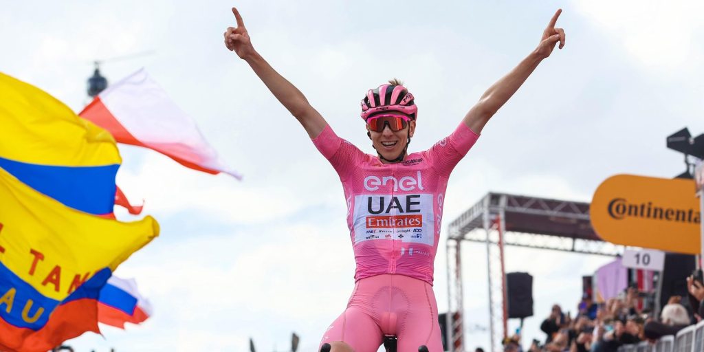 Giro 2024: Pogacar op eenzame hoogte in bergrit naar Livigno, aanval herboren Quintana strandt