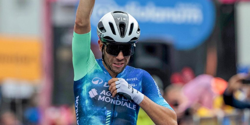 Giro 2024: Sluwe en sterke Andrea Vendrame soleert naar overwinning na attractieve etappe