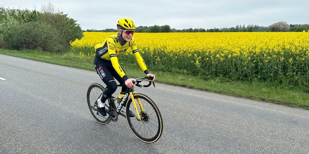 Jonas Vingegaard kan nu pas buiten fietsen: 