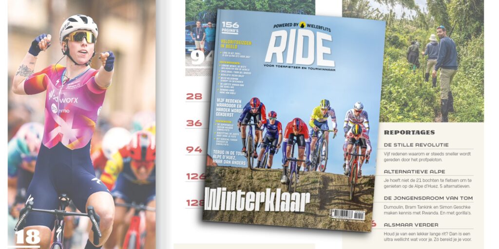Wiebes, Del Grosso, Onley, Alpe dHuez en Kelderman: deze verhalen in de RIDE Wintergids móet je lezen