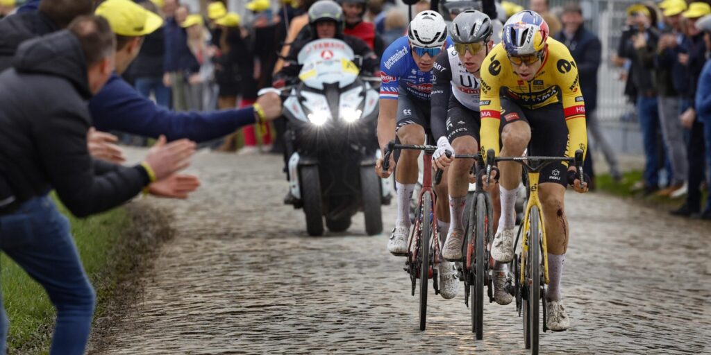 Van Aert schetst scenario waarin hij Pogacar en Van der Poel kan kloppen in de Ronde van Vlaanderen
