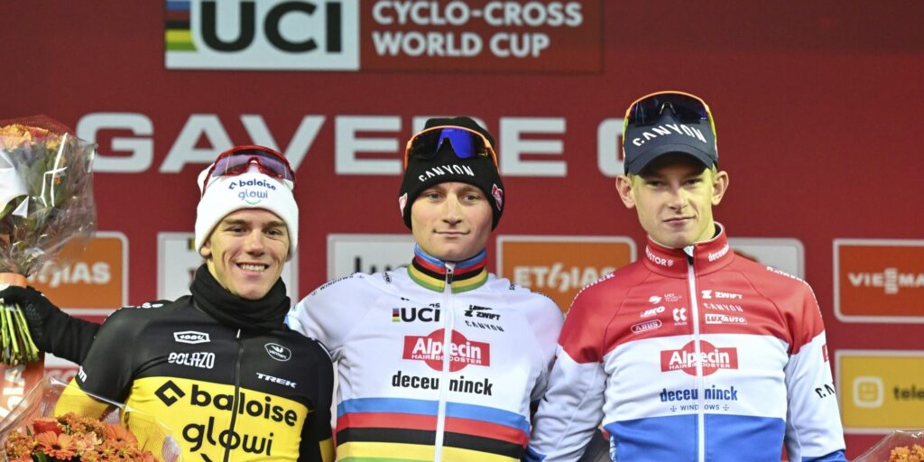 Mathieu van der Poel dacht aan sprint-à-deux tegen Thibau Nys in Gavere